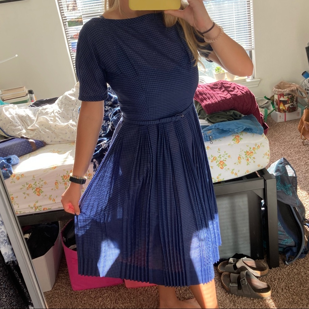 L’Aiglon Vintage Boat Neck Dress